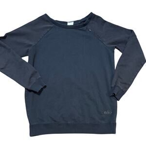 NIKE 6.0 BLACK SWEATSHIRT, ZIP SHOULDER POCKET, WOMEN'S SMALL